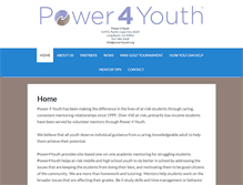 Tablet Screenshot of power4youth.org